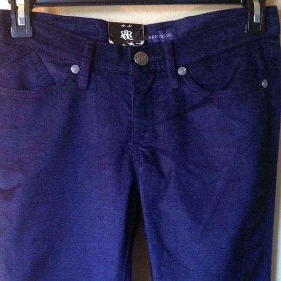 Rock & Republic Skinny Berlin Corduroy Pant 6M NWT - Picture 2 of 13